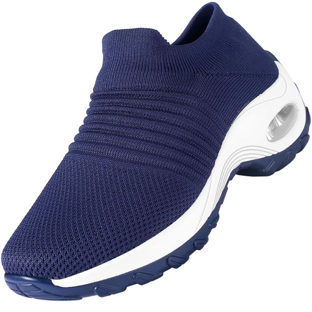 Women's Walking Shoes Slip on Sock Sneaker Lightweight Elastic Running Shoes new